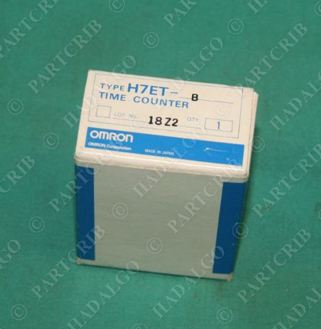 Omron, H7ET-B, Time Counter Hours Timer Relay NEW