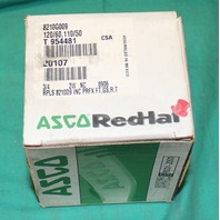 Asco, 8210G009, Red-Hat Solenoid Valve 3/4 .75" Shutoff Oil Water Air Brass NEW Asco, 8210G009, Red-Hat Solenoid Valve 3/4 .75" Shutoff Oil Water Air Brass NEW