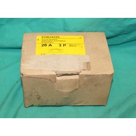 Square D, EDB34020, Circuit Breaker 20A 3Pole NEW SD1860