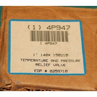 Watts Temperature Pressure Relief Valve 4P947 150210 140X 1