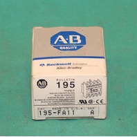 Allen Bradley 195-FA11 Add-On Contact Block NEW SD5437