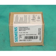 Siemens, 3RH1921-1LA11, Aux  Auxiliary Switch Block Contact NEW SD5595