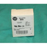 Allen Bradley 595-A02 Auxiliary Contact 1 N.O. NO Normally Open NEW SD6359