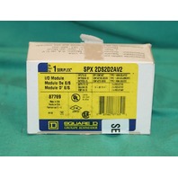 Square D, SPX 2DS2D2AV2, Seriplex Bus Control Telemecanique Schneider I/O Module 87769 NEW SD6366