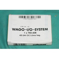 Wago, 750-408, I/O System 4DI 24v DC 24vdc plc NEW SD6503